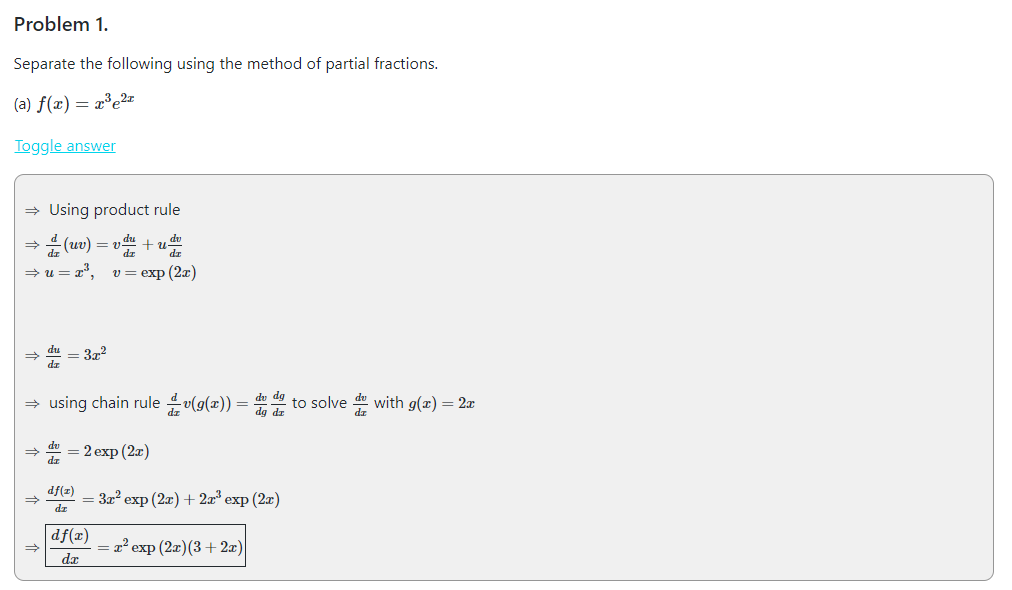 rendered problem example